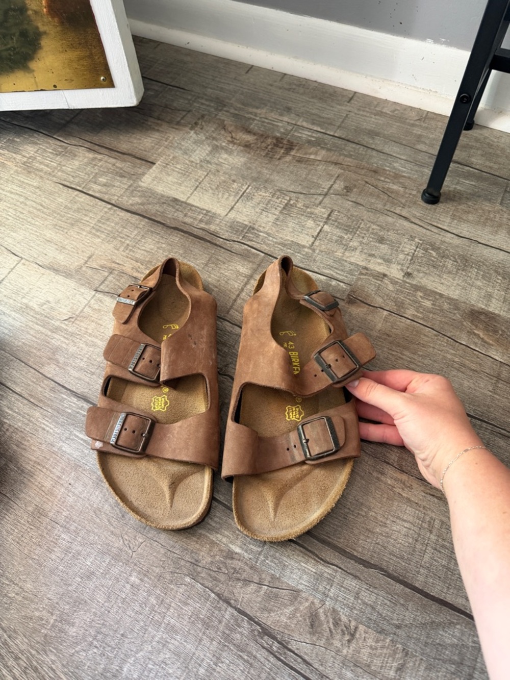 Women’s Brown Suede Birkenstock Sandals